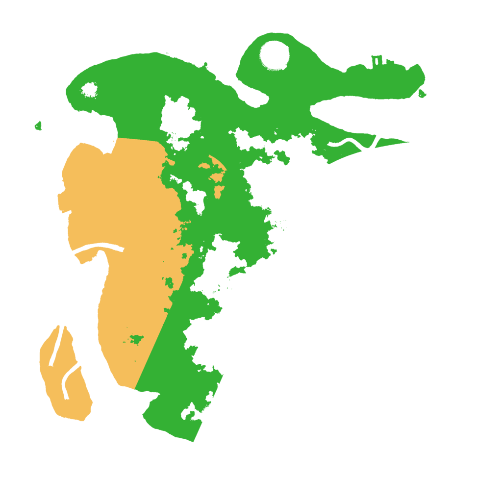 Biome Rust Map: Procedural Map, Size: 3000, Seed: 2136051923