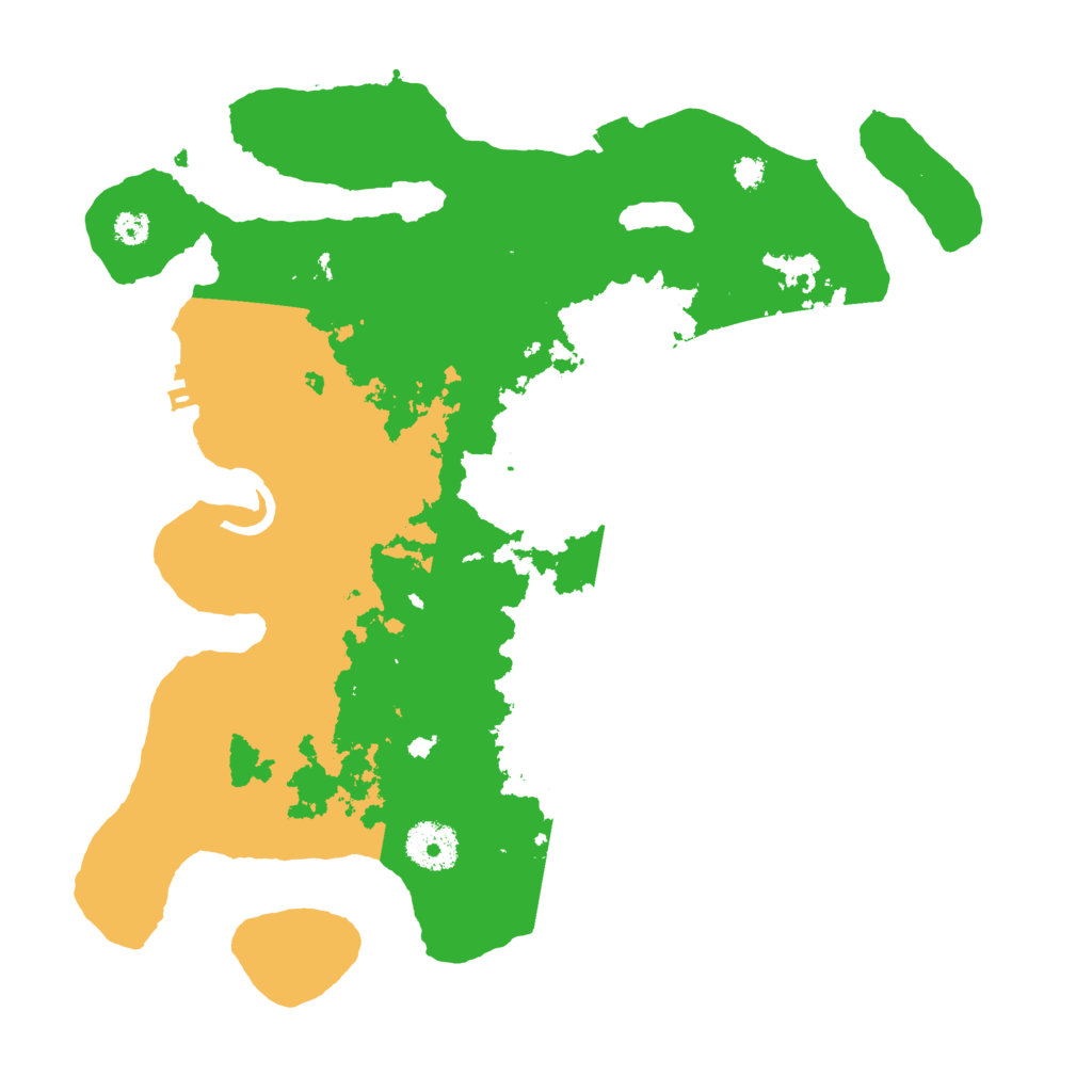 Biome Rust Map: Procedural Map, Size: 3250, Seed: 699610627
