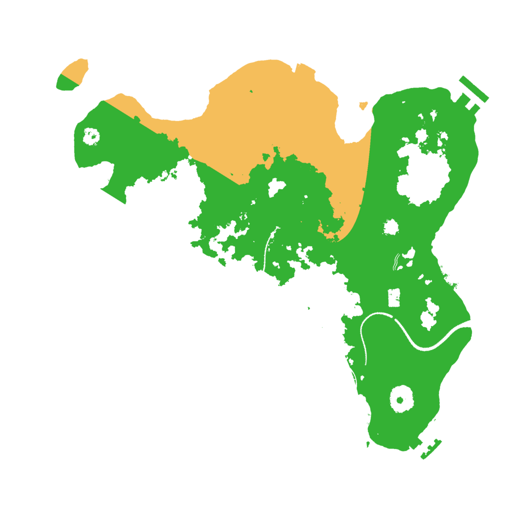 Biome Rust Map: Procedural Map, Size: 3000, Seed: 241261752