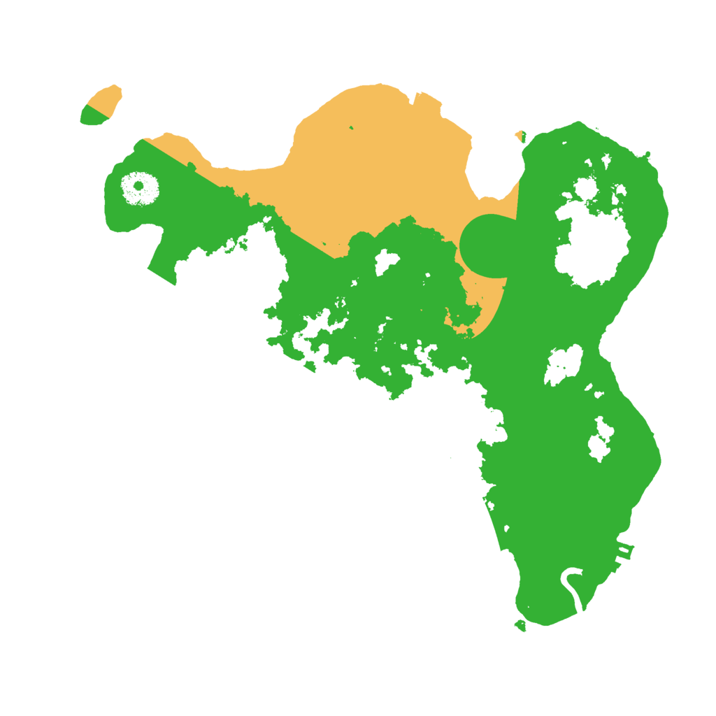 Biome Rust Map: Procedural Map, Size: 3000, Seed: 241261752