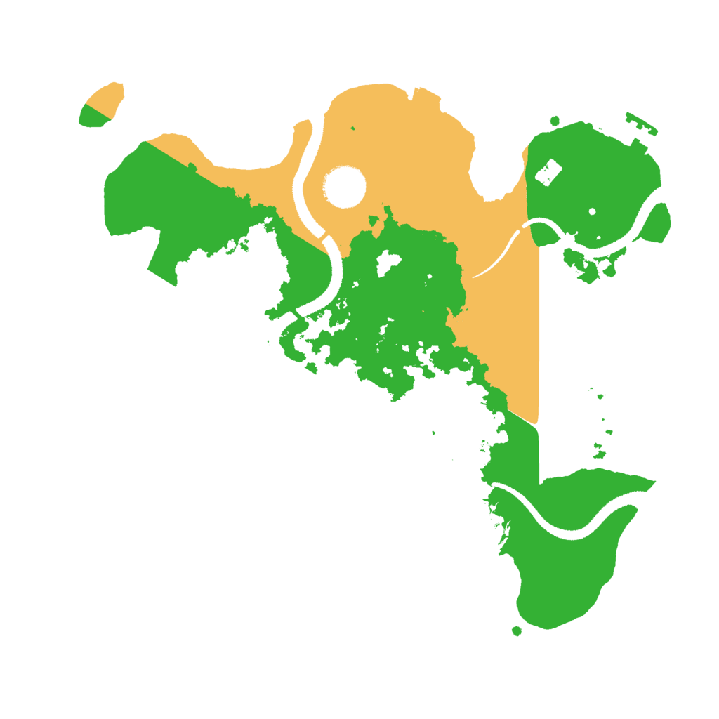 Biome Rust Map: Procedural Map, Size: 3000, Seed: 241261752