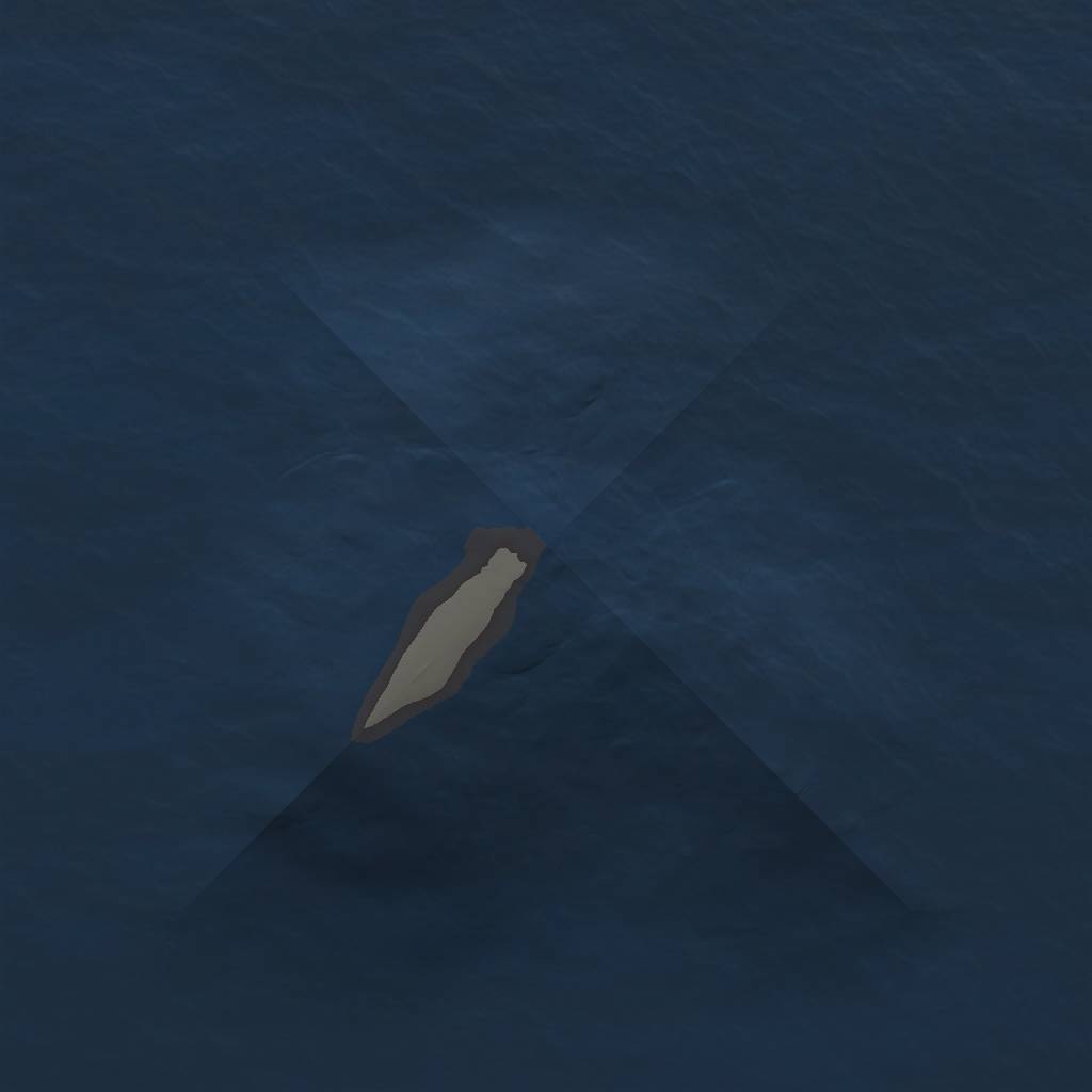 Rust Map: Procedural Map, Size: 1000, Seed: 5123, 3 Monuments