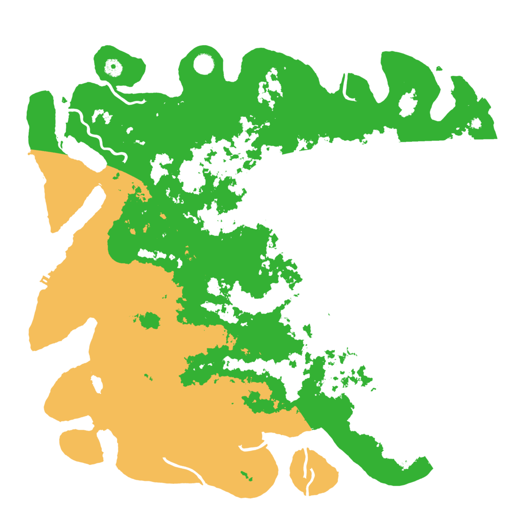 Biome Rust Map: Procedural Map, Size: 4500, Seed: 3443878