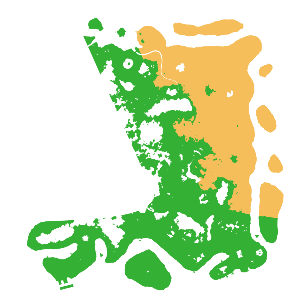 Biome Rust Map: Procedural Map, Size: 4500, Seed: 1093503456