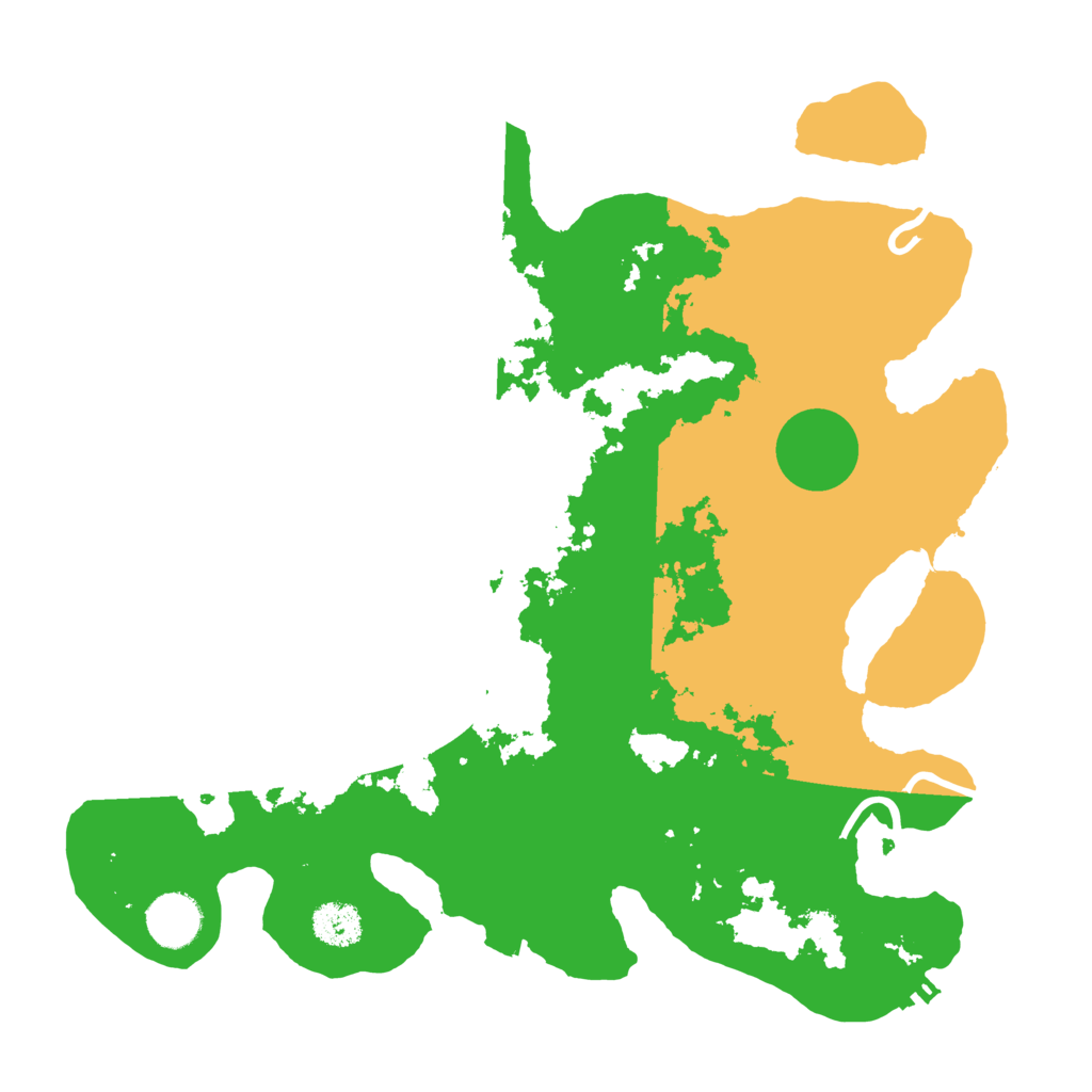 Biome Rust Map: Procedural Map, Size: 3500, Seed: 1261973158