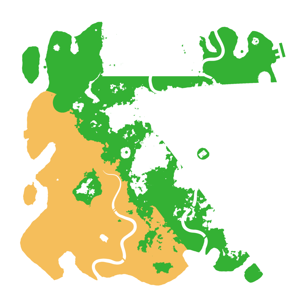 Biome Rust Map: Procedural Map, Size: 4250, Seed: 27837