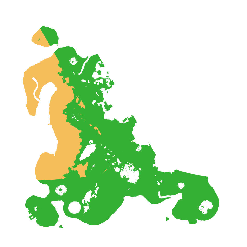 Biome Rust Map: Procedural Map, Size: 3500, Seed: 954695390