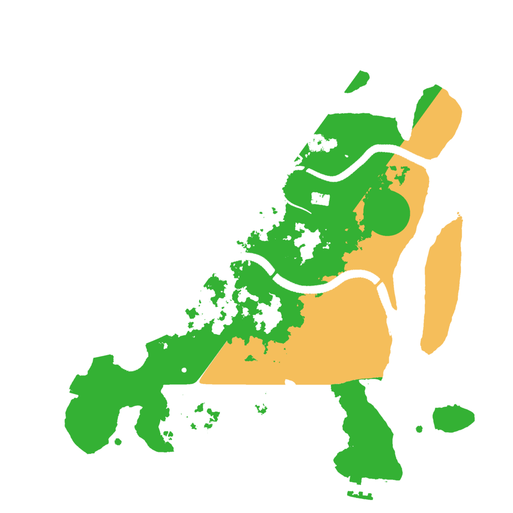 Biome Rust Map: Procedural Map, Size: 3000, Seed: 484616446