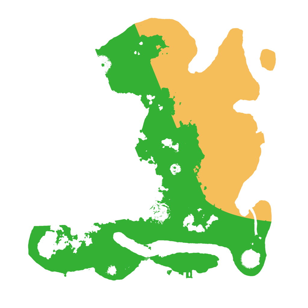 Biome Rust Map: Procedural Map, Size: 3000, Seed: 31355