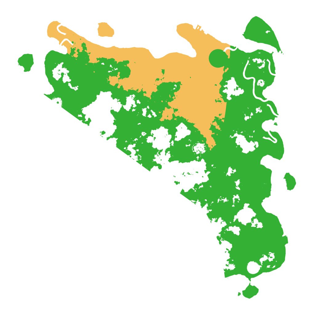 Biome Rust Map: Procedural Map, Size: 4500, Seed: 434181116