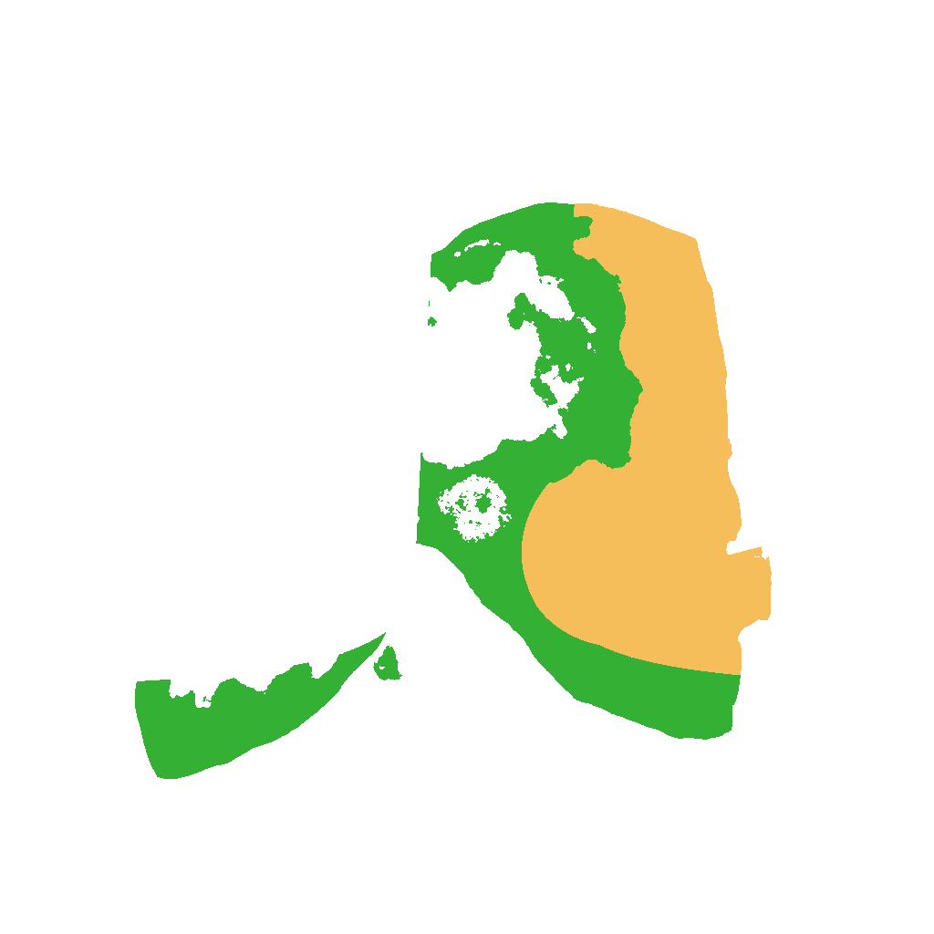 Biome Rust Map: Procedural Map, Size: 1500, Seed: 1345337