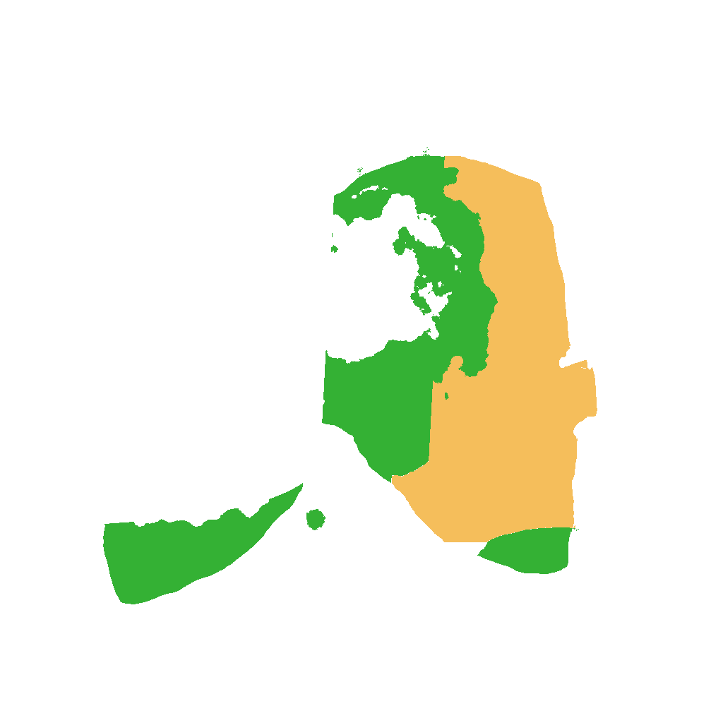 Biome Rust Map: Procedural Map, Size: 1500, Seed: 1345337