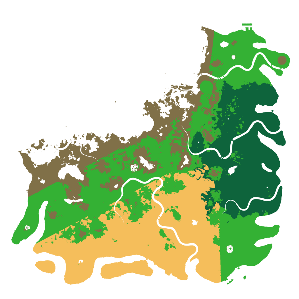 Biome Rust Map: Procedural Map, Size: 6000, Seed: 769591509