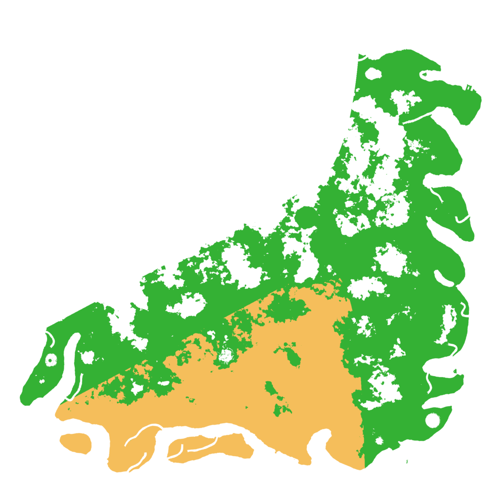 Biome Rust Map: Procedural Map, Size: 6000, Seed: 769591509