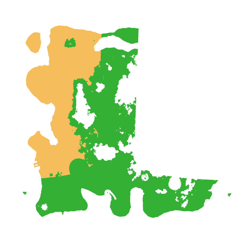 Biome Rust Map: Procedural Map, Size: 3500, Seed: 1232216239