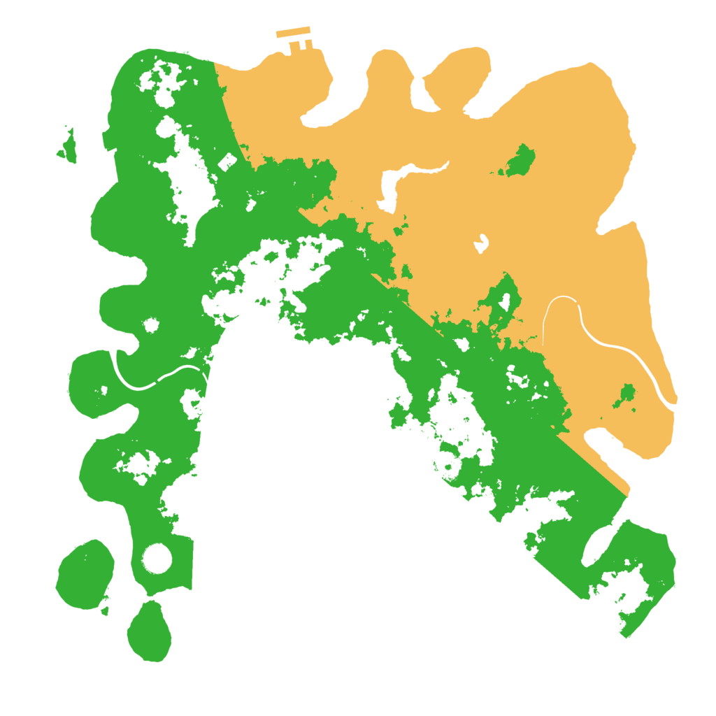 Biome Rust Map: Procedural Map, Size: 4250, Seed: 737690053