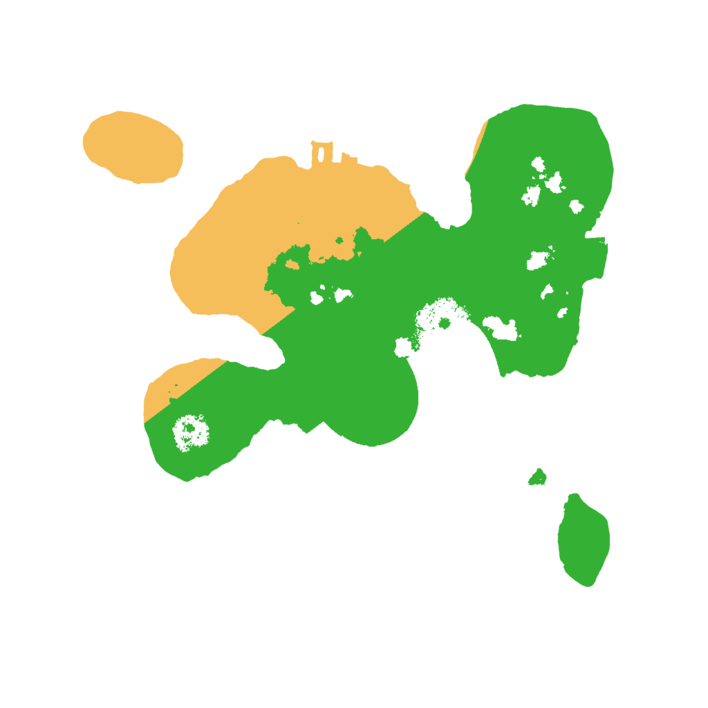 Biome Rust Map: Procedural Map, Size: 2000, Seed: 5123