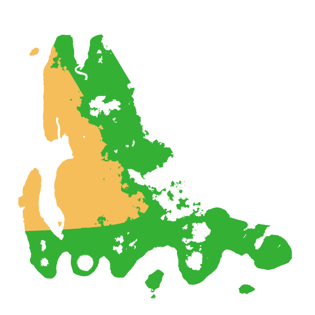Biome Rust Map: Procedural Map, Size: 3500, Seed: 231479498