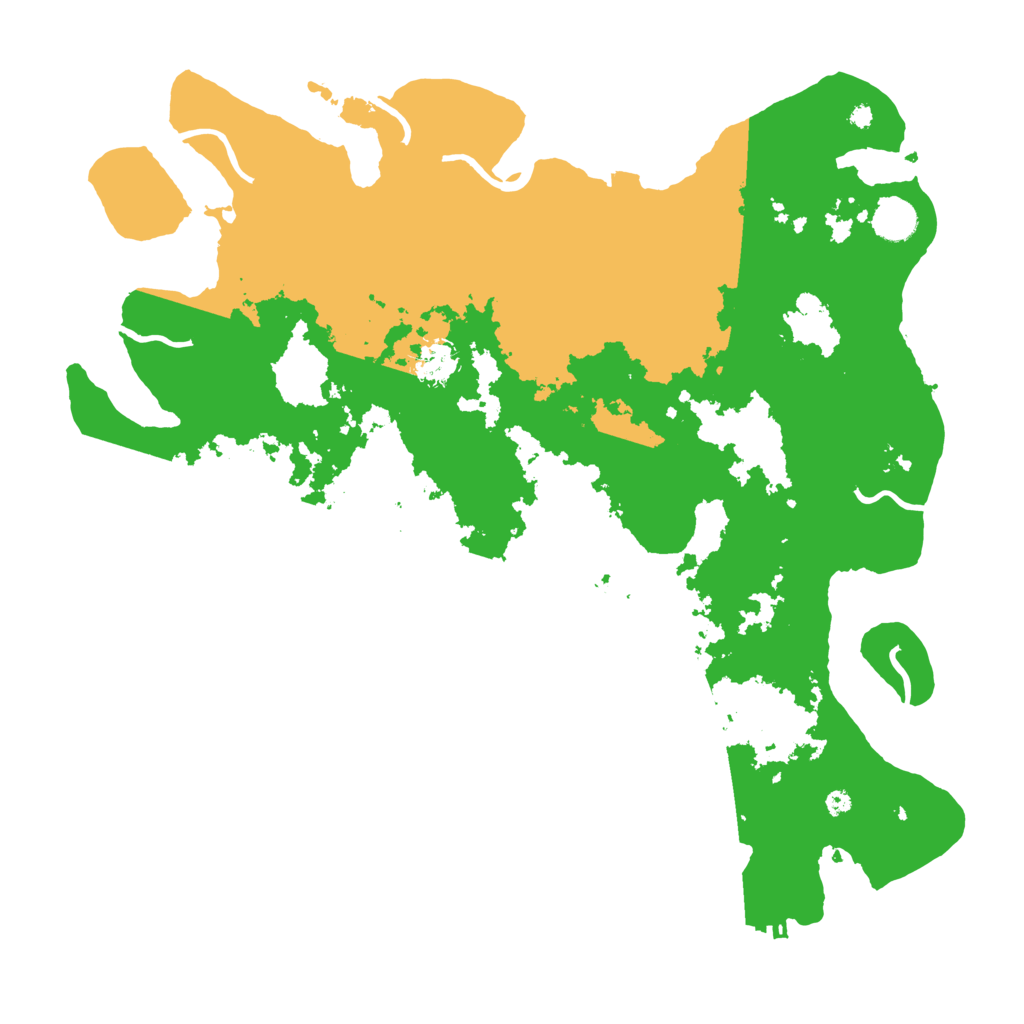Biome Rust Map: Procedural Map, Size: 4200, Seed: 11092001