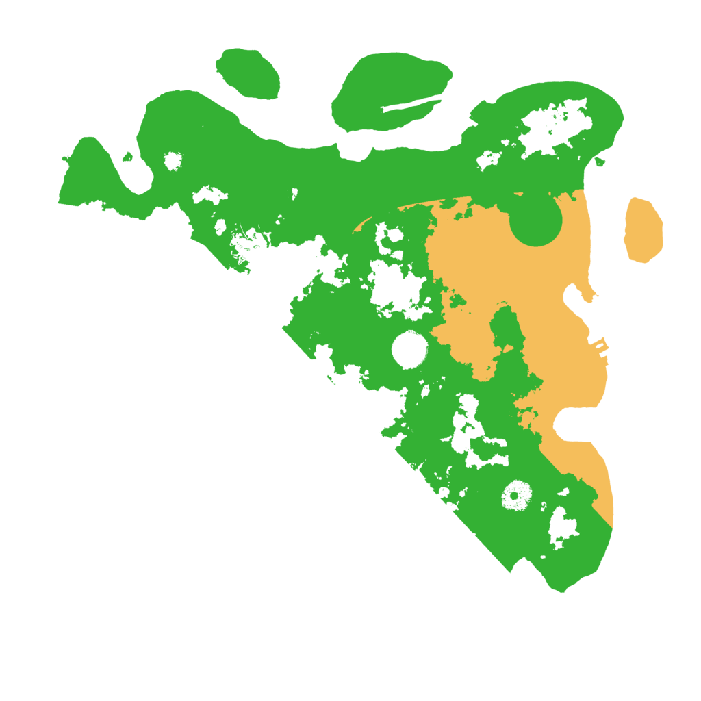 Biome Rust Map: Procedural Map, Size: 3500, Seed: 124077704