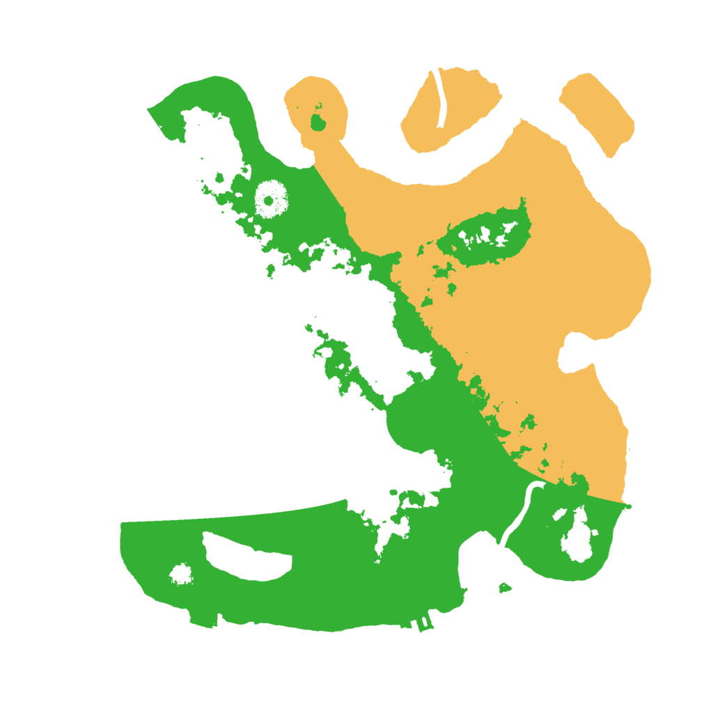 Biome Rust Map: Procedural Map, Size: 3000, Seed: 654139108