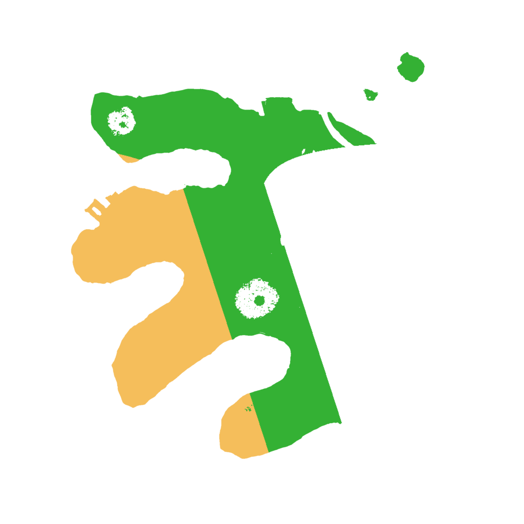 Biome Rust Map: Procedural Map, Size: 2000, Seed: 3049884