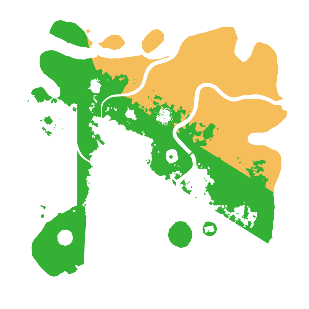 Biome Rust Map: Procedural Map, Size: 3500, Seed: 2124562325
