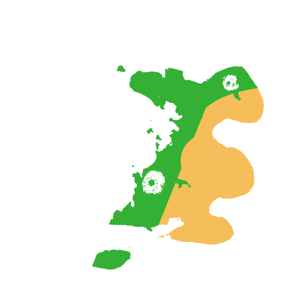 Biome Rust Map: Procedural Map, Size: 2000, Seed: 242840224