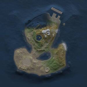 Thumbnail Rust Map: Procedural Map, Size: 1500, Seed: 1839507780, 2 Monuments