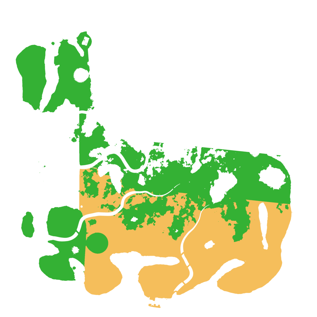 Biome Rust Map: Procedural Map, Size: 4000, Seed: 185459