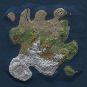 Thumbnail Rust Map: Procedural Map, Size: 2749, Seed: 2147483647, 11 Monuments