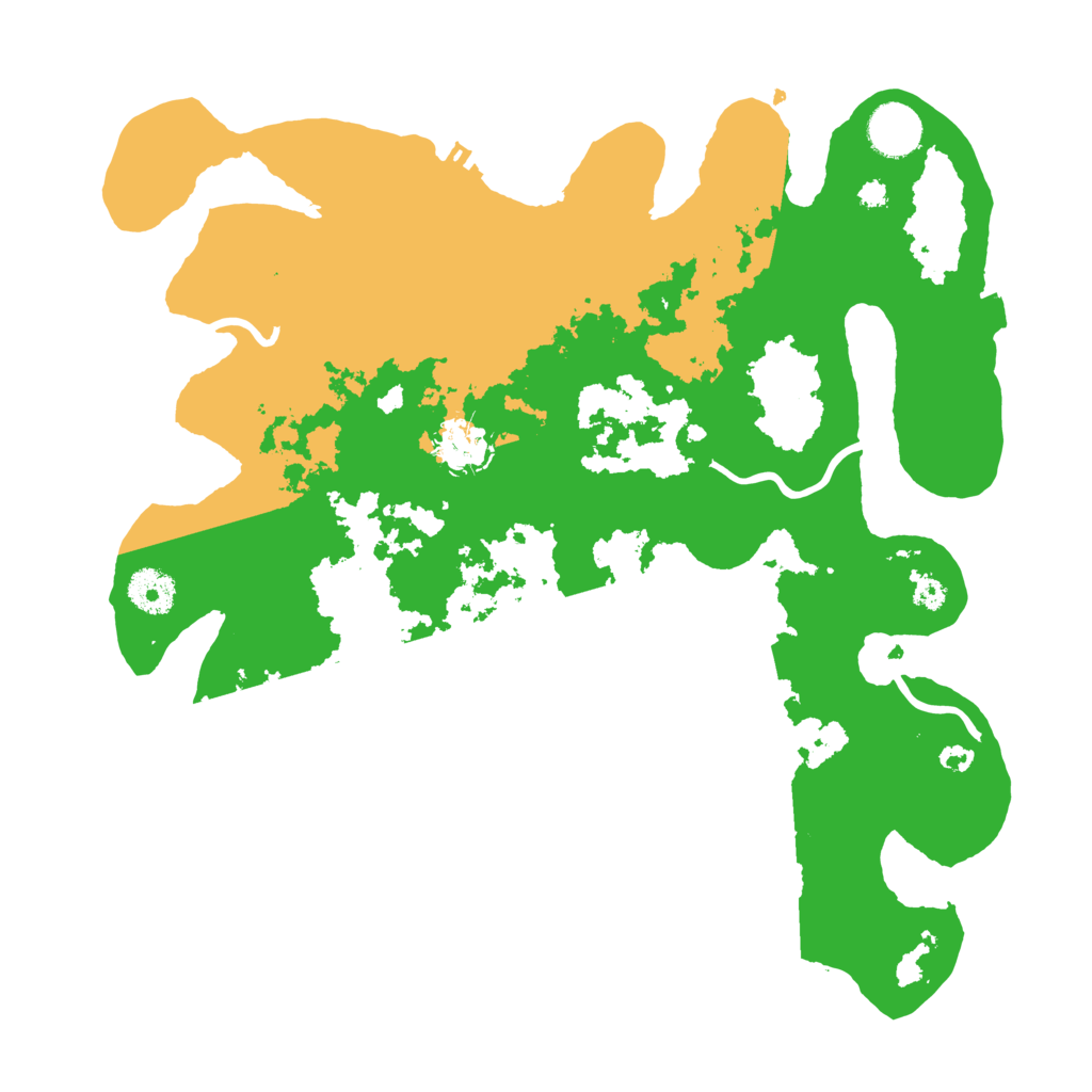 Biome Rust Map: Procedural Map, Size: 3550, Seed: 30607