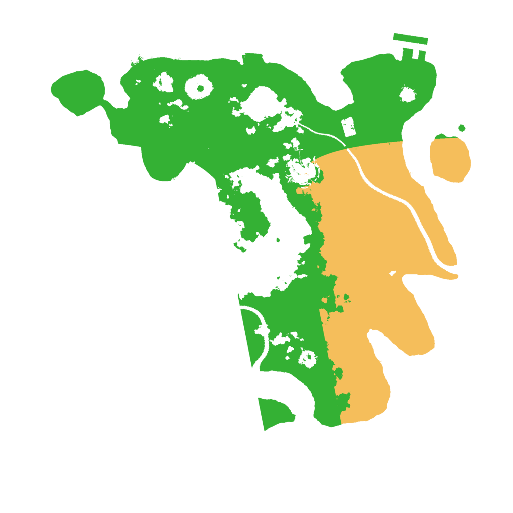 Biome Rust Map: Procedural Map, Size: 3000, Seed: 252349673