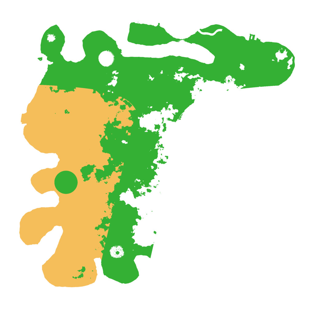 Biome Rust Map: Procedural Map, Size: 3600, Seed: 442343