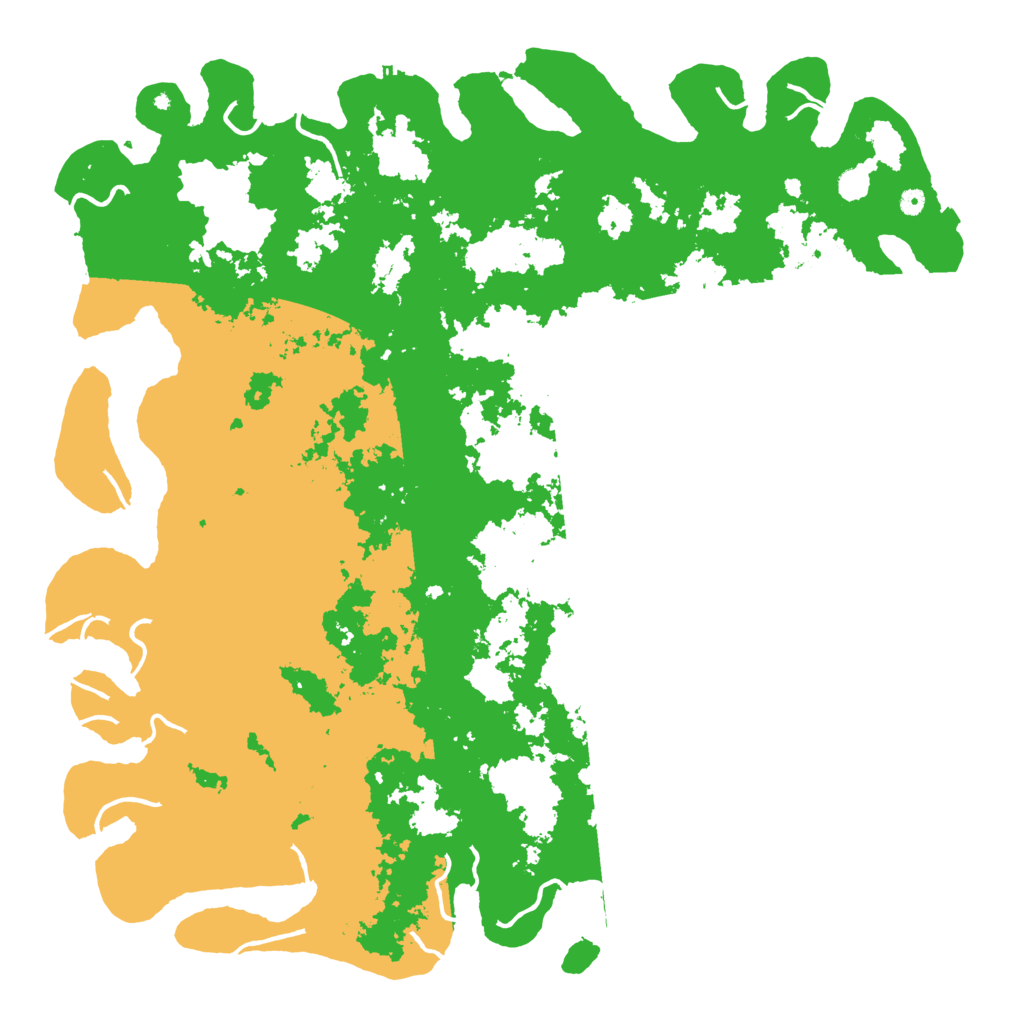 Biome Rust Map: Procedural Map, Size: 6000, Seed: 244597431