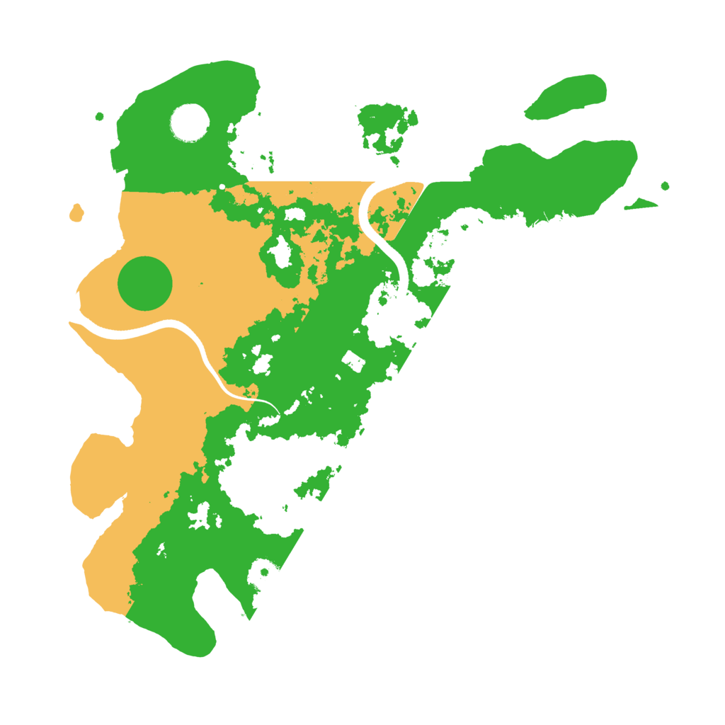 Biome Rust Map: Procedural Map, Size: 3500, Seed: 102327259