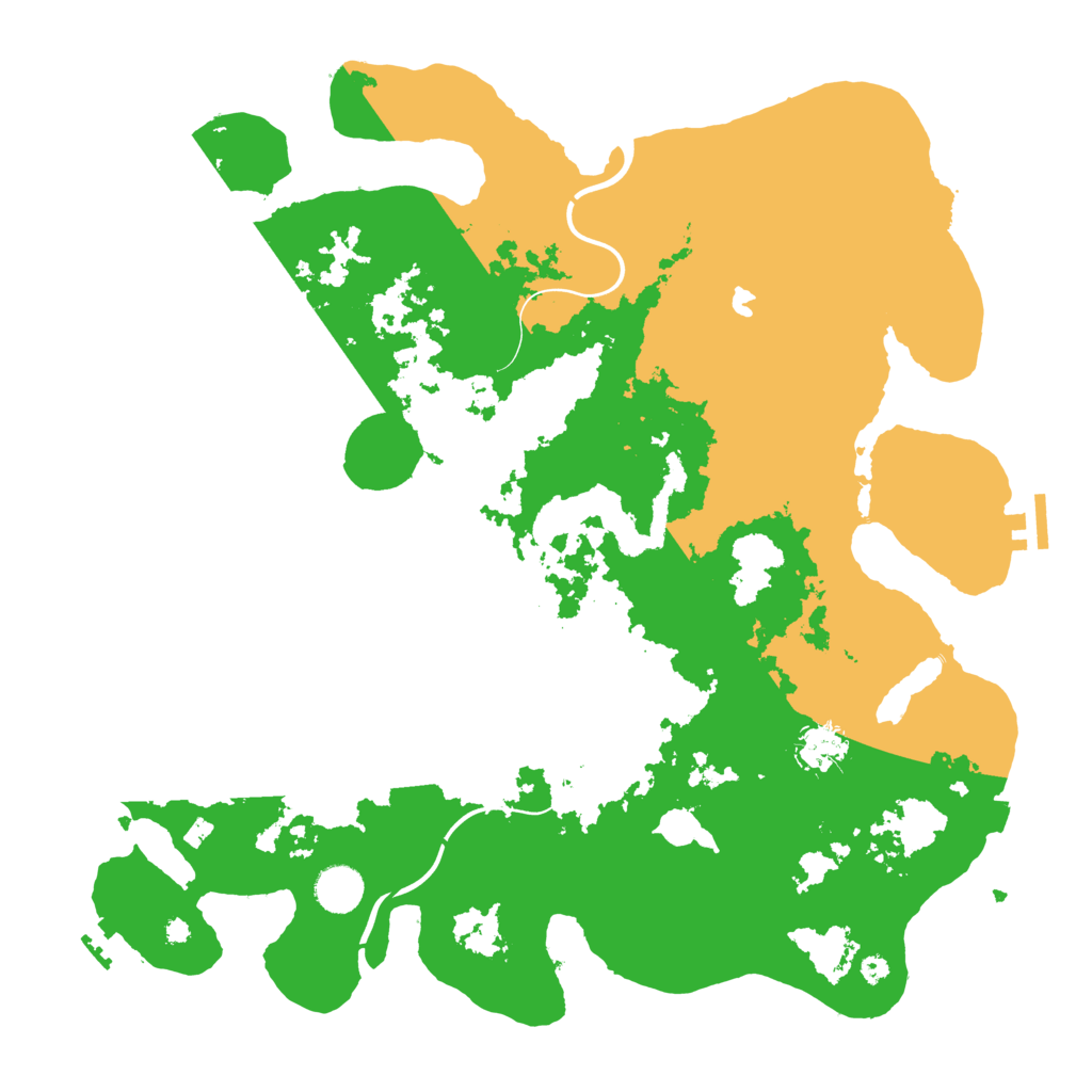 Biome Rust Map: Procedural Map, Size: 4000, Seed: 137205715