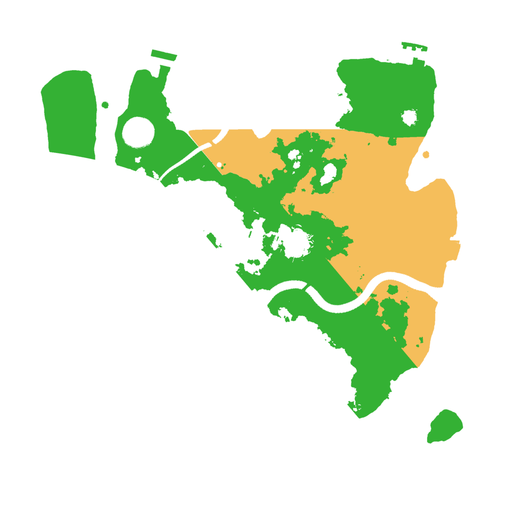 Biome Rust Map: Procedural Map, Size: 3000, Seed: 642502155