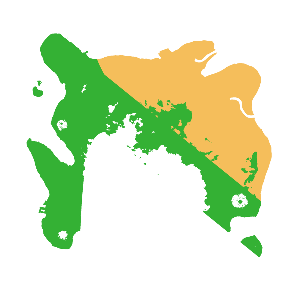 Biome Rust Map: Procedural Map, Size: 3000, Seed: 14435
