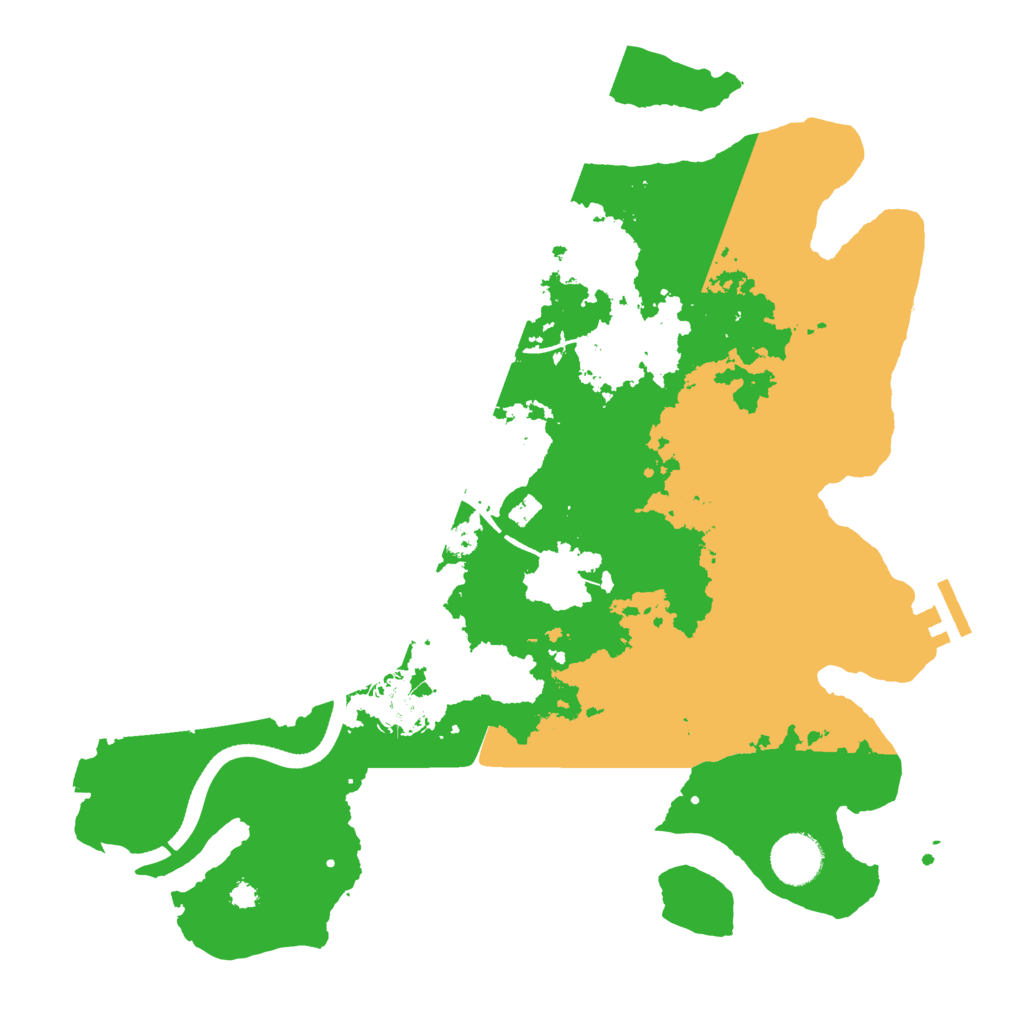 Biome Rust Map: Procedural Map, Size: 3500, Seed: 1635613151