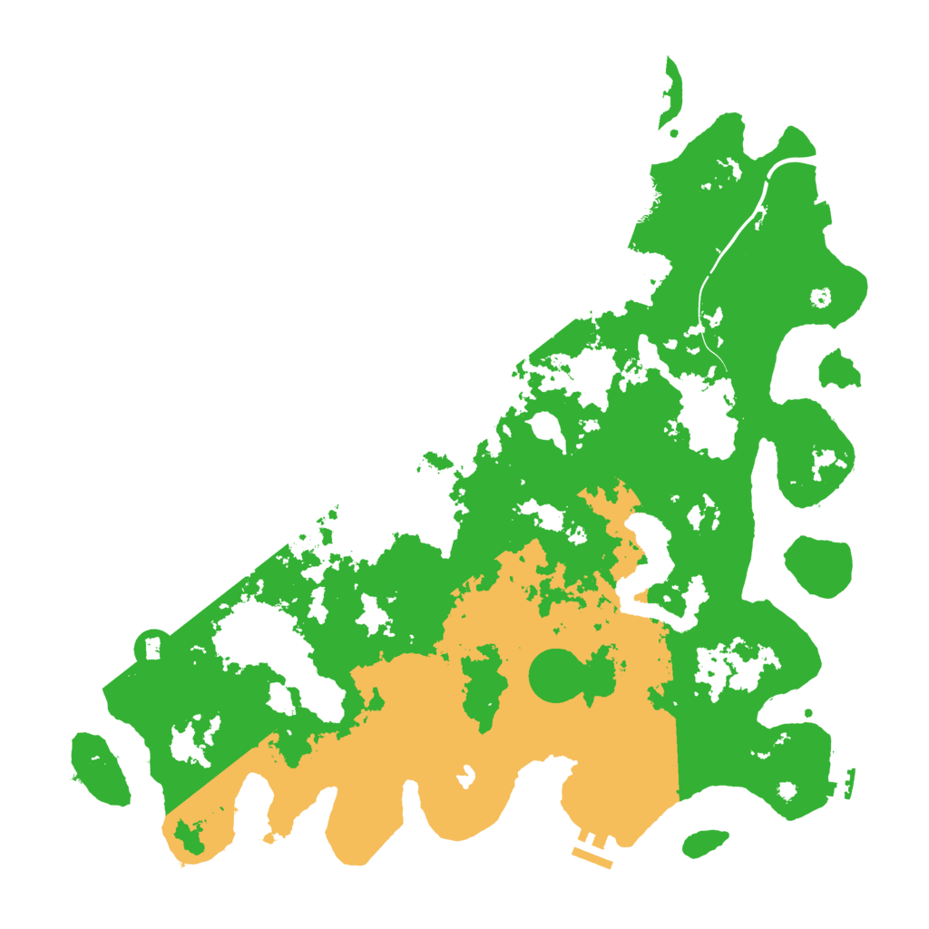 Biome Rust Map: Procedural Map, Size: 4500, Seed: 67941114