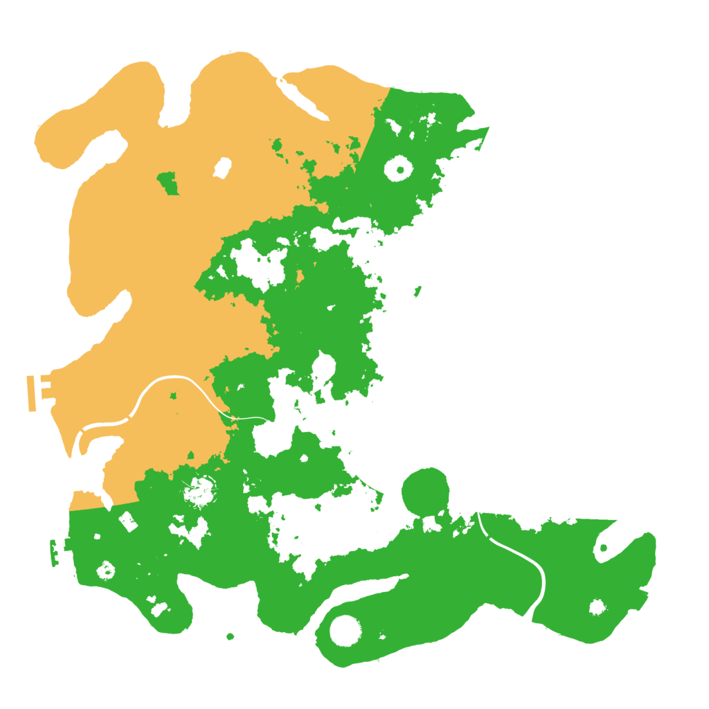 Biome Rust Map: Procedural Map, Size: 4000, Seed: 53000