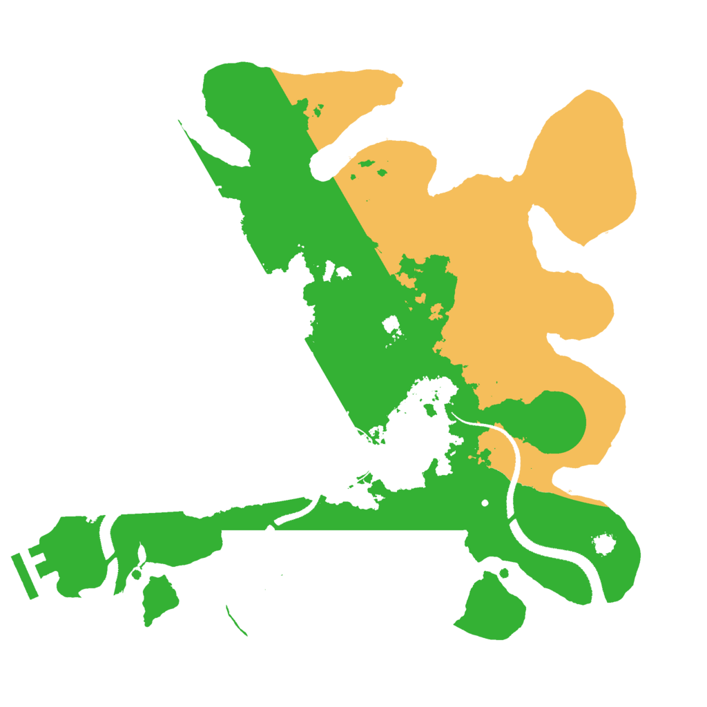 Biome Rust Map: Procedural Map, Size: 3000, Seed: 66125013