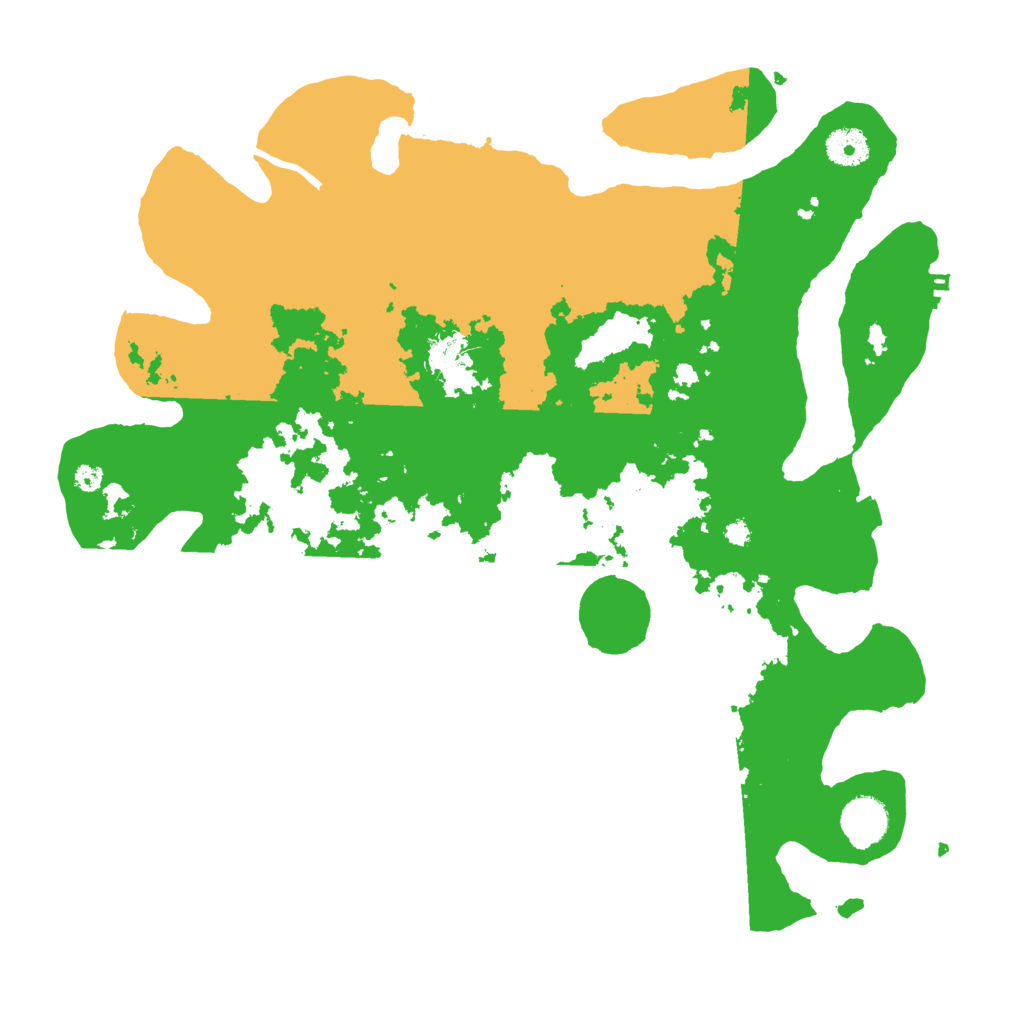 Biome Rust Map: Procedural Map, Size: 3800, Seed: 454545