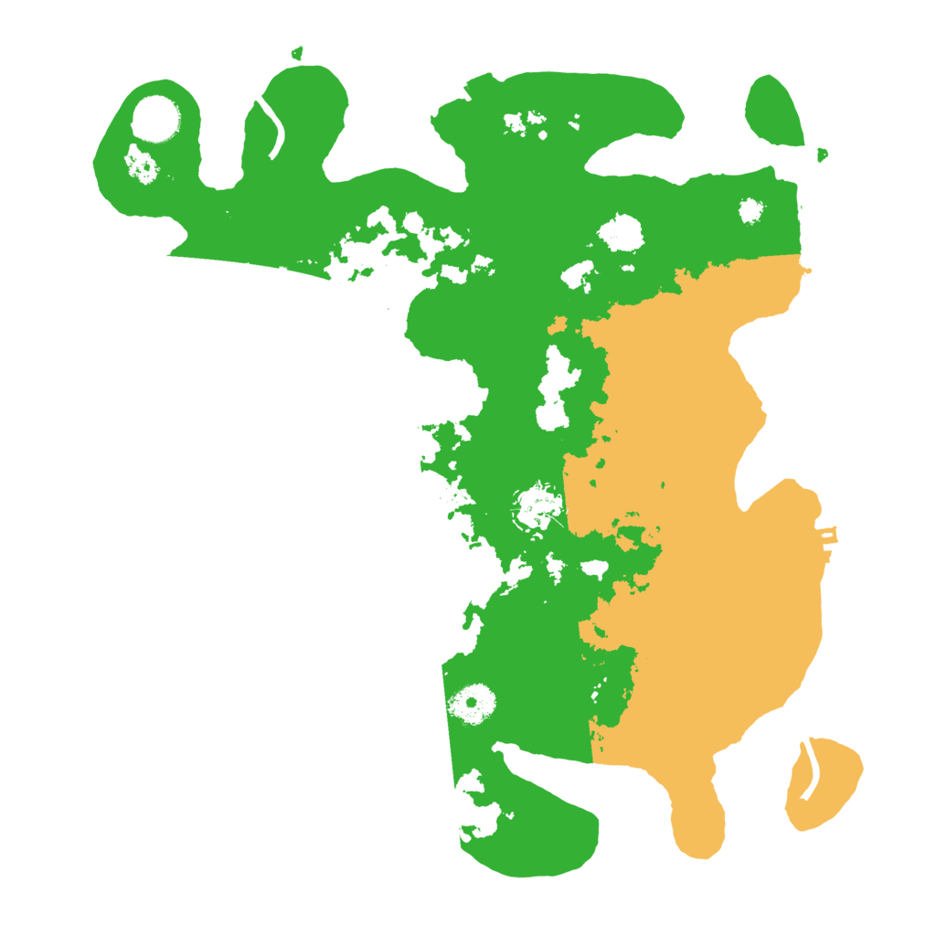 Biome Rust Map: Procedural Map, Size: 3500, Seed: 510178720