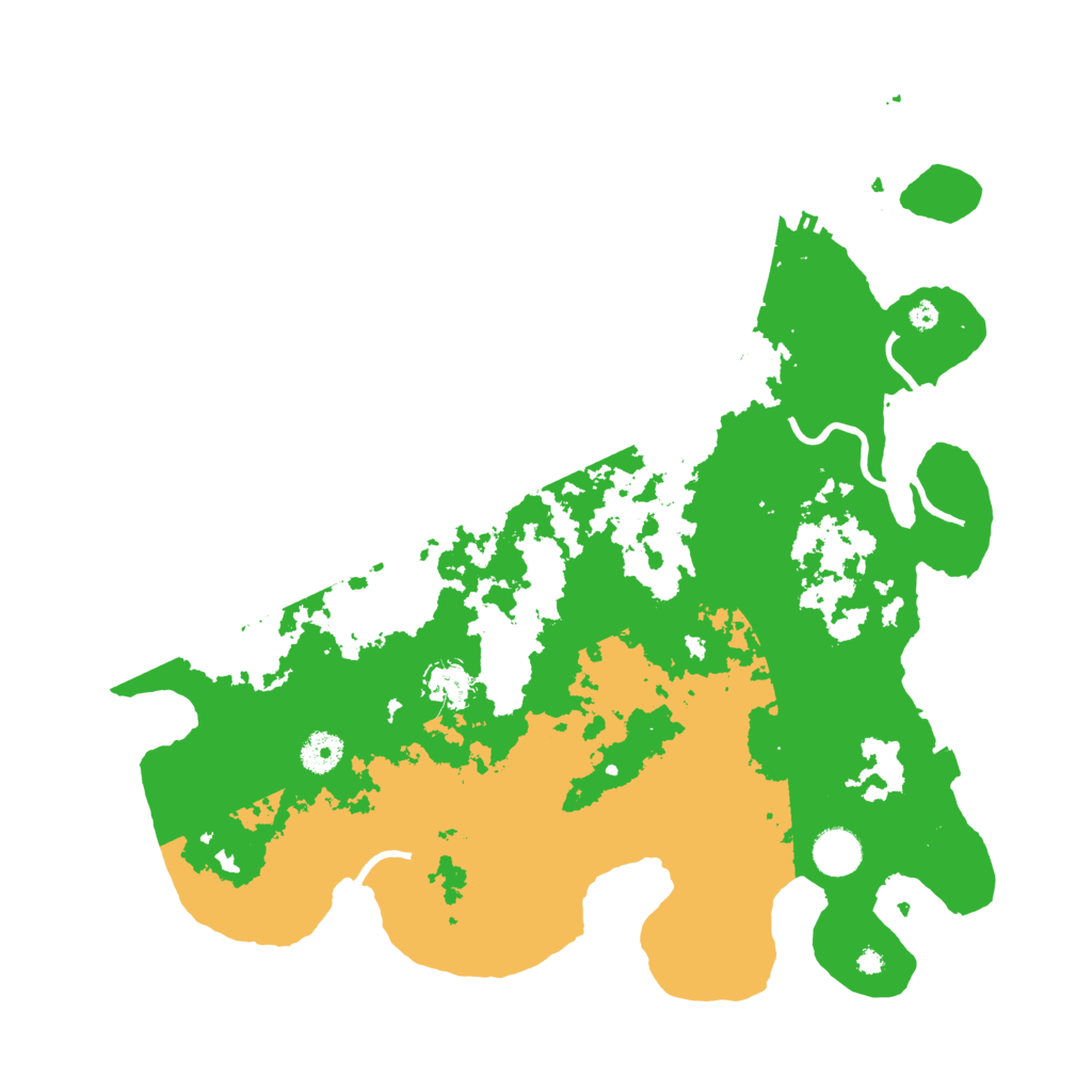 Biome Rust Map: Procedural Map, Size: 3950, Seed: 57310222