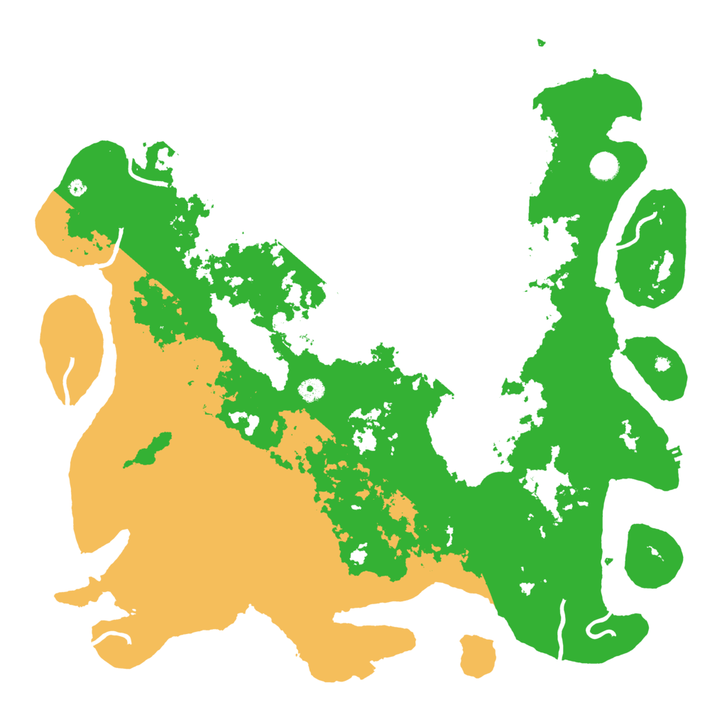 Biome Rust Map: Procedural Map, Size: 4500, Seed: 411322384