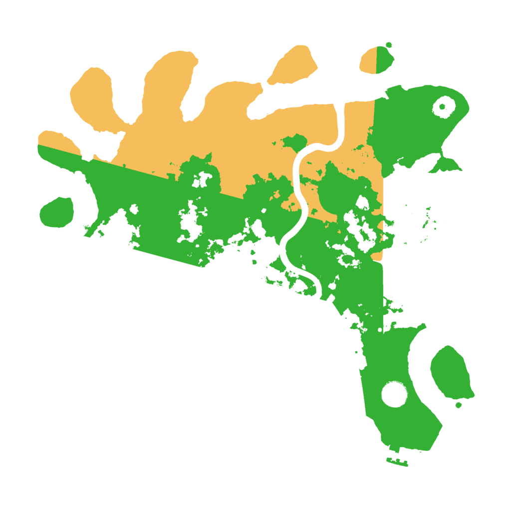 Biome Rust Map: Procedural Map, Size: 3500, Seed: 857943332