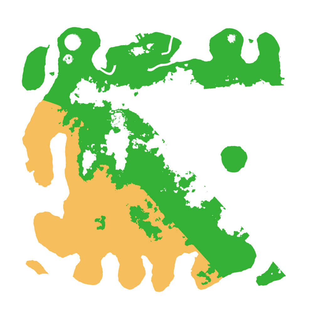 Biome Rust Map: Procedural Map, Size: 3500, Seed: 386065950