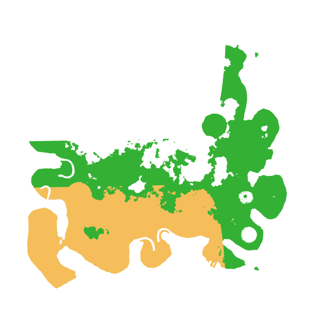 Biome Rust Map: Procedural Map, Size: 3500, Seed: 93659288